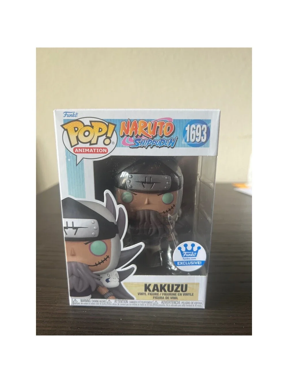 EXC Kakuzu Earth Grudge Funko Pop #693 Naruto Shippuden Anime Manga Animation